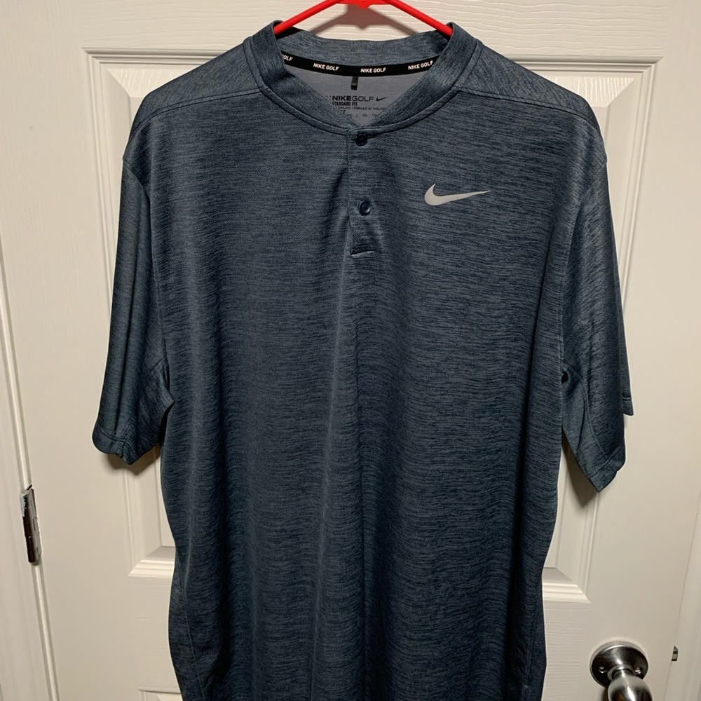 Grey Nike Blade Polo XXL